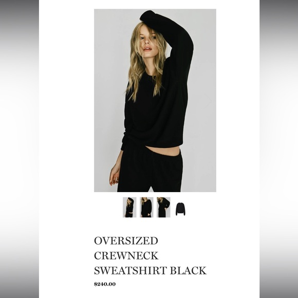 Eterne oversized Crewneck sweatshirt, black. Perfect like new conditions fast 📦 - Picture 2 of 10